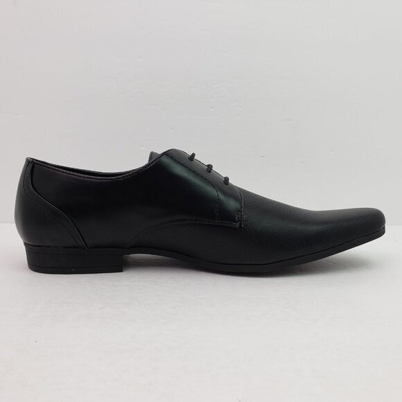 Boohoo MAN Embossed Vamp Smart Mens Size 10 Black Formal Dress Shoes MZZ65877-10 main image 7
